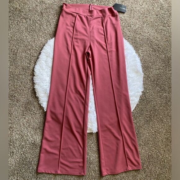 Fashion Nova Victoria High Waisted Dress Pants Mauve New Womens Size 2X - Picture 1 of 9